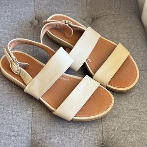 Fitflop Women's Cream Two-Strap Slingback Sandals